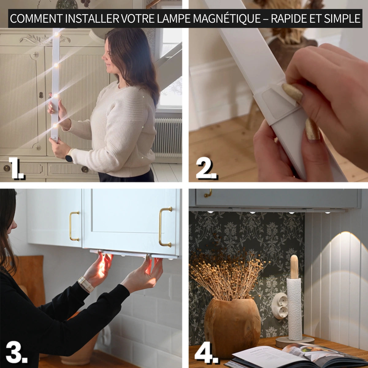 Lampe Aimantée Meuble