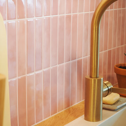 Carrelage Adhésif Mural - Rose