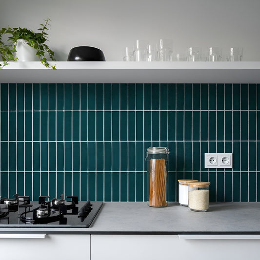 Carrelage Adhésif Mural - Pétrole