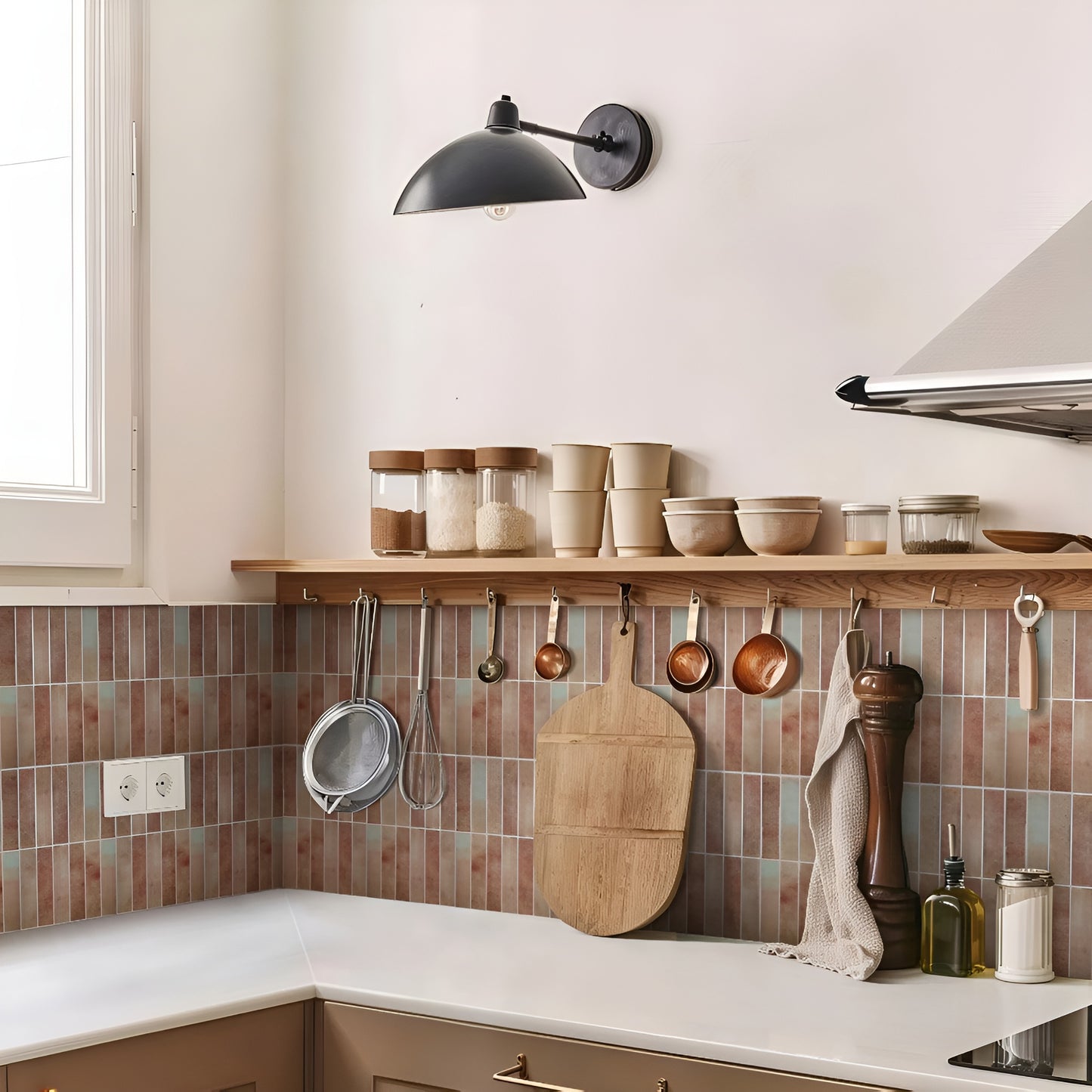 Carrelage Adhésif Mural - Taupe