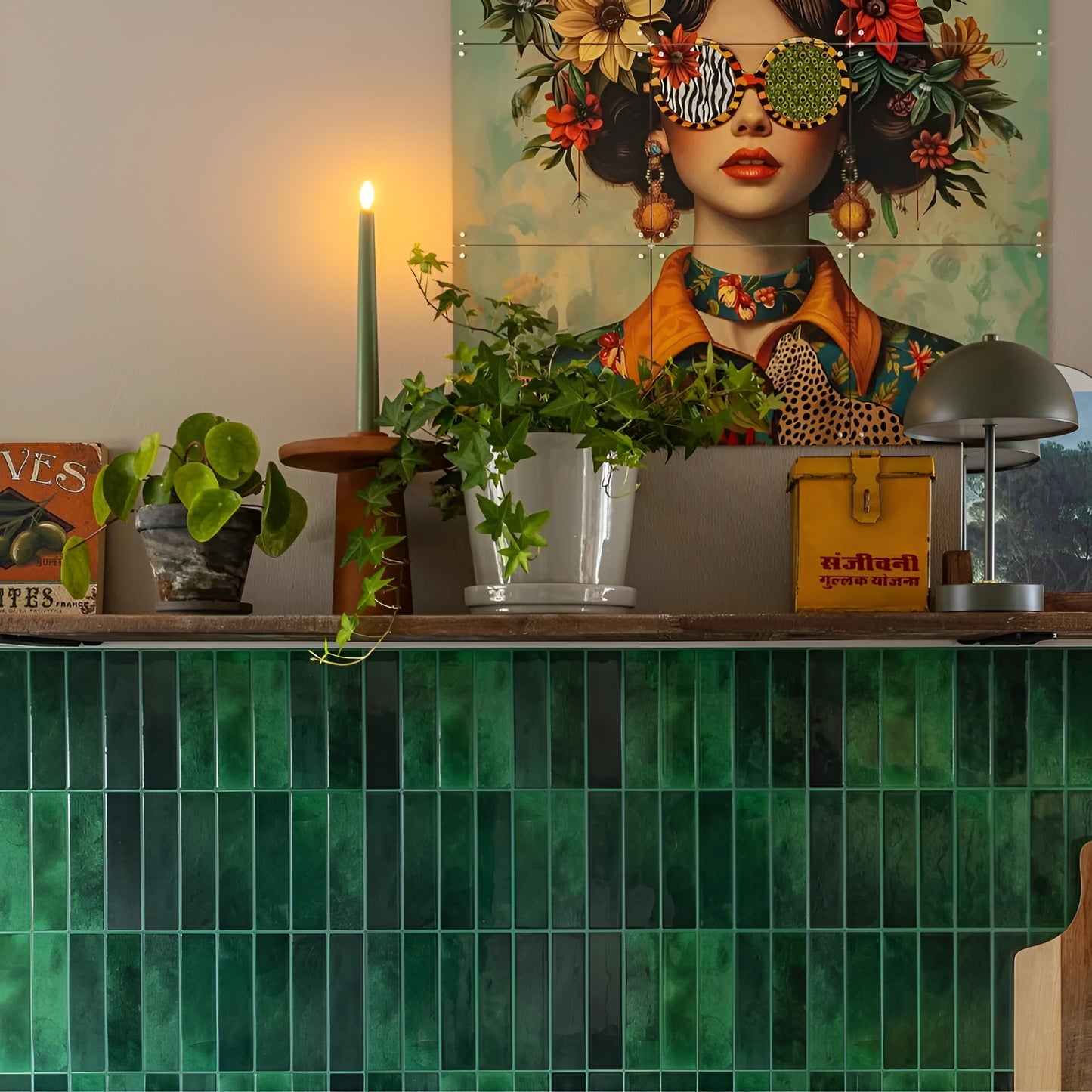 Carrelage Adhésif Mural - Emeraude