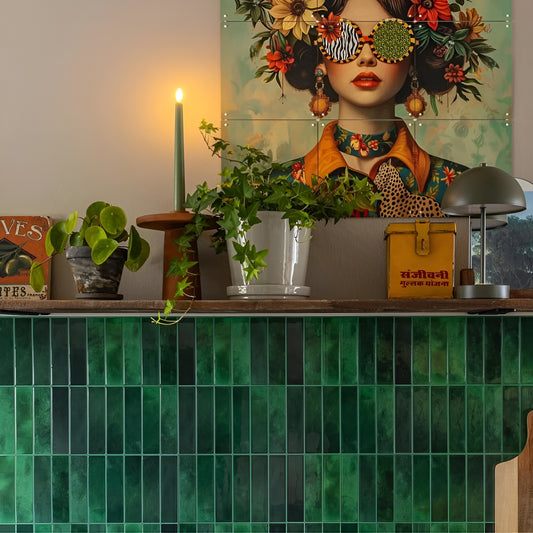 Carrelage Adhésif Mural - Emeraude