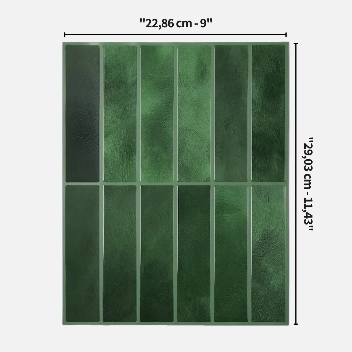 Carrelage Adhésif Mural - Emeraude